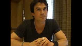 Ian Somerhalder on The Vampire Diaries Season 5 [upl. by Eiliab]