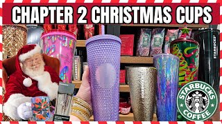 STARBUCKS COFFEE  CHAPTER 2 HOLIDAY 2023 RELEASE CUP DAY  SPARKLY TUMBLERS  starbucks [upl. by Kuth]