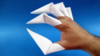 How to make claws out of paper step by step [upl. by Aivalf]