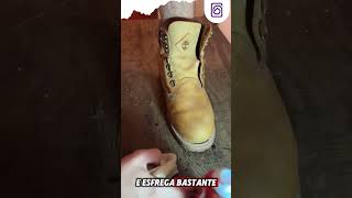 Renovando e hidratando Bota de couro Timberland  RENOVACOURO [upl. by Stock]