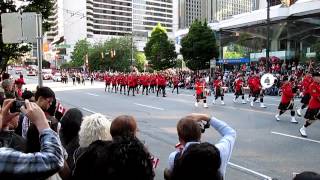 RCMP Div E Pipe Band Canada Day Parade 2012 [upl. by Stilu]