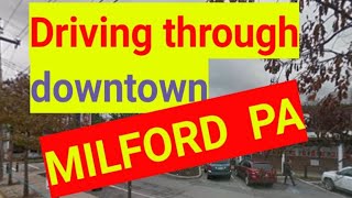 MILFORD PA downtown 4k [upl. by Adnarrim]