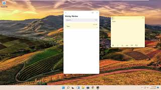 Windows 11 Sticky Notes Tutorial [upl. by Ahsinal]