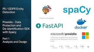 NLP Spacy  PIIGDPR detection with Presidio Part 1 Architecture APP datascience machinelearning [upl. by Eilujna]