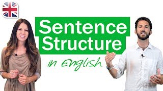 English Sentence Structure  English Grammar Lesson [upl. by Sirad]