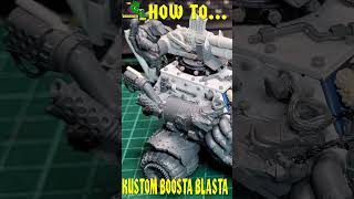 Kustom Boosta Blasta Kitbashed from Rukka Trukk Squig Buggy [upl. by Tselec]