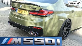 BMW M550i  SOUND ACCELERATION SPORT EXHAUST  carlive [upl. by Melva287]