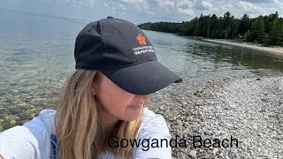 Rockhounding a favorite spot on Lake Huron Northern Michigan Great finds NORTHERN LIGHTS DONNA [upl. by Suidaht]