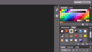 Photoshop Tutorial  1  Working with Panels [upl. by Eirdua]