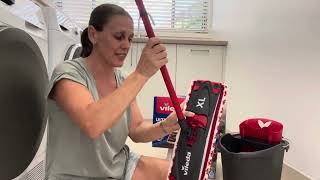 Vileda UltraMax XL Flat Mop amp Bucket System Review  Mouth of Mums [upl. by Gona]