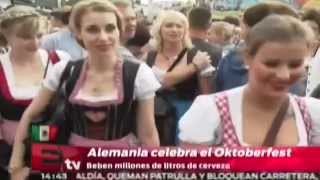 ¡Prost Arranca en Alemania la fiesta cervecera del Oktoberfest Excélsior en la media [upl. by Eilata145]