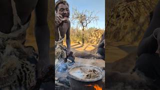 What a delicious Soup Hadza Makes middle of nowhere 😔😋😍hadzabetribe food [upl. by Naened]