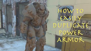 Fallout 4  How To Easily Duplicate Power Armor [upl. by Aner]