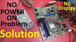 Dead Motherboard Repair in Hindi  Multitech Institute [upl. by Neelyahs344]