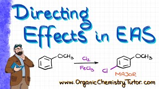 Directing Effects in Electrophilic Aromatic Substitution  Ortho  Meta  Para Directors [upl. by Ameehs812]