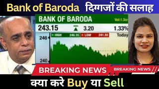 Bank of Baroda Share Latest news  Bank of Baroda Stock analysis  Bob Share news today amp target [upl. by Ralyks931]