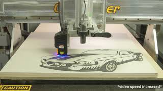 Stinger 1 CNC Laser Engraving Wall Art [upl. by Landon]