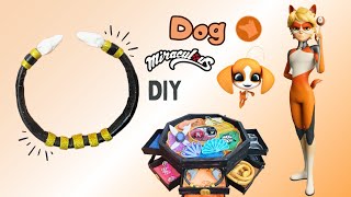 Dog Miraculous DIY  Flairmidable  Barkk Kwami  Tutorial Superhero necklace from Ladybug amp CatNoir [upl. by Zahc321]