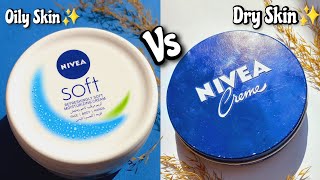 Nivea soft cream vs Nivea cream  nivea cream  nivea soft cream [upl. by Richelle]