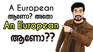 A European or An European 😇 Learn English With Manglish World Online Academy 🔥 [upl. by Perl]