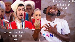 Arise for Faith o Russian Land  Farewell of Slavianka  Kuban Cossack Choir REACTION [upl. by Anilyx]