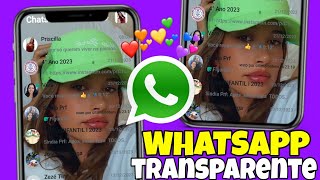 SAIU🔥 WHATSAPP TRANSPARENTE ATUALIZADO 2024 [upl. by Titania]