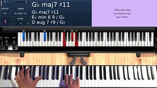 Killing Me Softly by Roberta Flack  Piano Tutorial [upl. by Larentia]