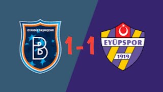 BAŞAKŞEHİR 11 EYÜPSPOR MAÇ ÖZETİ başakşehirspor süperlig tff1lig maçözeti eyüpspor [upl. by Ellimak]