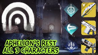 Legend Lost Sector Aphelions Rest on all Classes  Destiny2 Season of the Wish [upl. by Zetniuq302]