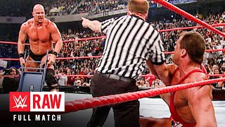 FULL MATCH — quotStone Coldquot Steve Austin vs Kurt Angle Raw Jan 28 2002 [upl. by Kozloski]