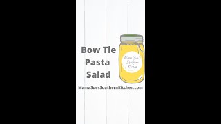 Creamy Bow Tie Pasta Salad  YouTube Shorts  Quick Lunch recipe  Easy side dish for dinner [upl. by Nnyleak]