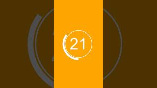 60 second timer countdown video orange red and gold portrait video [upl. by Dibrin735]