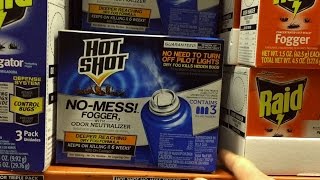 How To Use Hot Shot No Mess Fogger  How To Treat Fleas amp Insects Experiment [upl. by Liebermann]