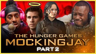 WATCHING HUNGER GAMES Mockingjay PART 2 Movie Reaction WE WERE WRONG…😨 [upl. by Rogerson673]