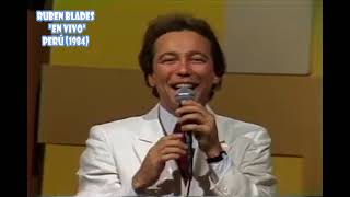 Rubén Blades quotDecisionesquot en vivo Perú 1984  América TV [upl. by Cirilo]