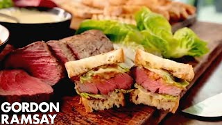 The Ultimate Steak Sandwich  Gordon Ramsay [upl. by Arymahs]