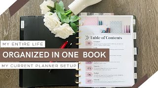 Organizing My Entire Life In One Book plannersetup organizedlife [upl. by Blakeley]