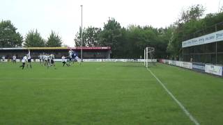 Vervelende blessure voor Sjaak Huygen Tricht 1 zaterdag 18 mei 2013 [upl. by Droflim]