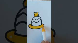 Kids cap drawing easyeasyartcreator easydrawing easy [upl. by Sidwel]