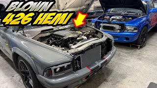 426 Supercharged HEMI Dodge Dakota Pickup Truck Gets Upgraded Parts [upl. by Rodrigo]