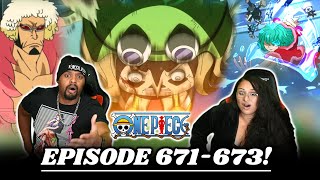 Sugar Vs The Tontattas One Piece Reaction Episode 671 672 673  Op Reaction [upl. by Blossom908]