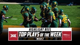 Top 5 Big 12 Plays of the Week Week 2 2019  Stadium [upl. by Neidhardt]