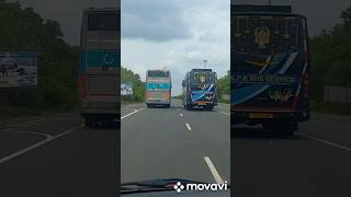 Leyland overtaking electric bus KPN vs NEOGo [upl. by Yesmar]