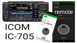 FREE  ICOM IC705 Remote Control  Android amp ios [upl. by Ylus]