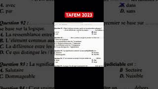 ENCG TAFEM 2023 français sémantique et linguistique encg français linguistique sémantique [upl. by Alor336]