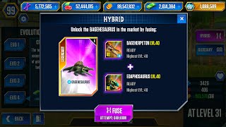 EDAPHOSAURUS UNLOCKED BAGEHERPETON VS BAGEHESAURUS SUPER BATTLE  JURASSIC WORLD THE GAME [upl. by Eceela649]