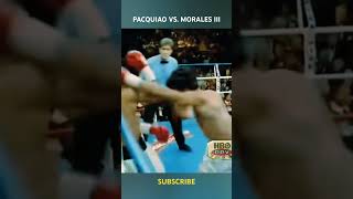 MANNY PACQUIAO VS ERIK MORALES 3  MOST HIGHLIGHTS FIGHT  SHORT VIDEO🥊 [upl. by Nyer]