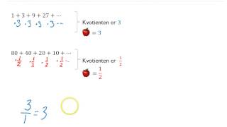 S2  14a  Geometriske rekker intro [upl. by Sheri]