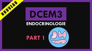 Endocrinologie Conférence  DCEM3  Part 1 [upl. by Rhines845]