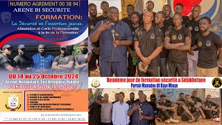 Appel de Bamba Mboup pour la formation en sécurité et garde rapprochée [upl. by Ayotyal]